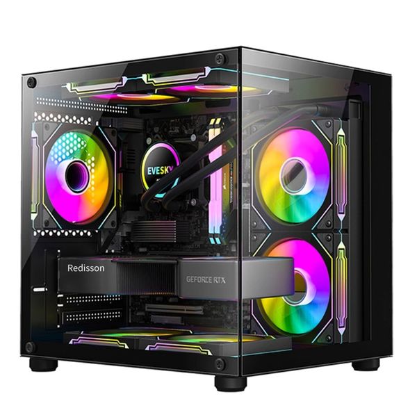 Redisson ATX Mid-Tower Gaming Case - 360mm Water Cooling &amp; 6 Fan Slots