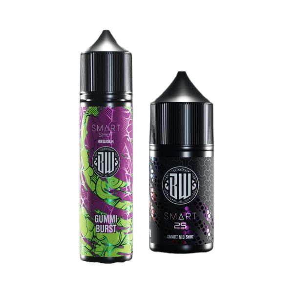 Bewolk SMART Shot 25MG - Gummi Burst (60ml Combo)