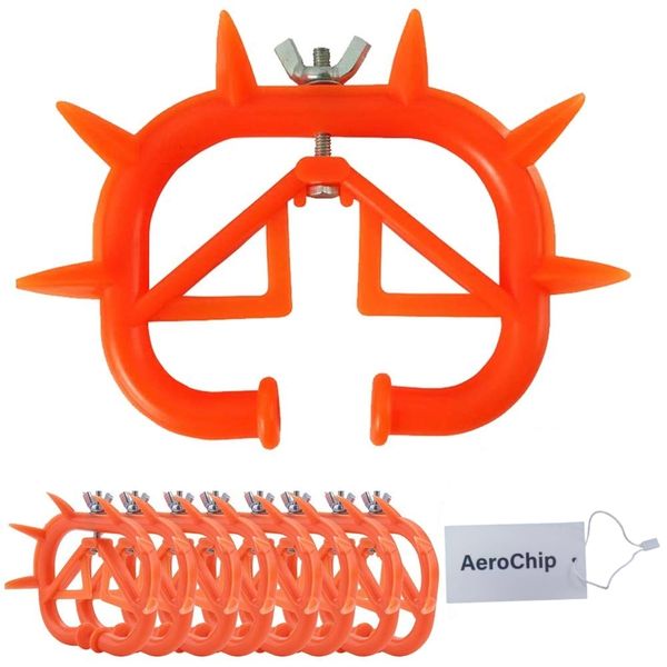 10Piece Cow Nose Ring Farm Livestock Animal Weaner Red Plastic Weaning Tool