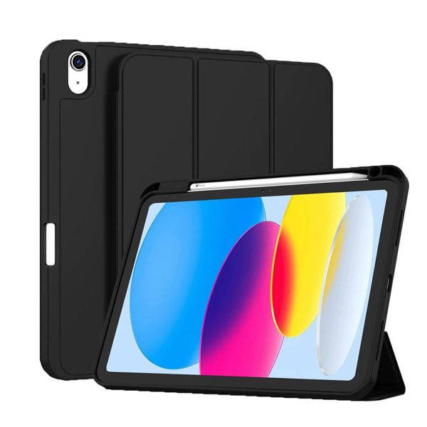 Smart Cover - Black Compatible with iPad (A16)11th Generation Case11In/10th