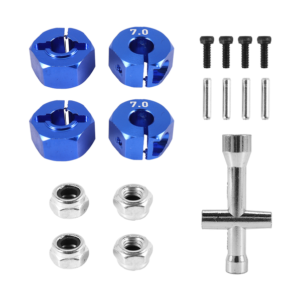 Metal 12mm Wheel Adapter Nut for 1/10 Slash VXL RC Car