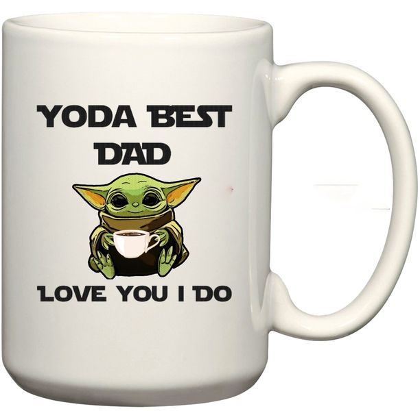 Yoda Best Dad Love You I Do Star Wars Gift Coffee Mug