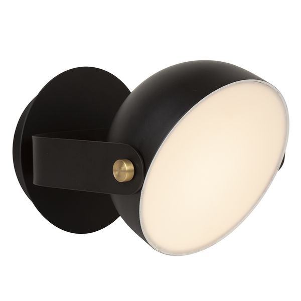 Eurolux Wall Light Pickman Round Black
