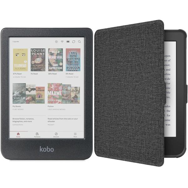 Kobo Clara Colour 6" eReader With Cover - Black