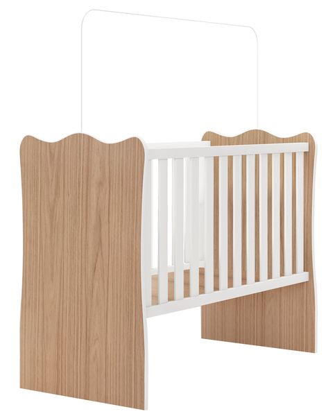 Linx Baby Crib Doce Sonho - Oak &amp; White