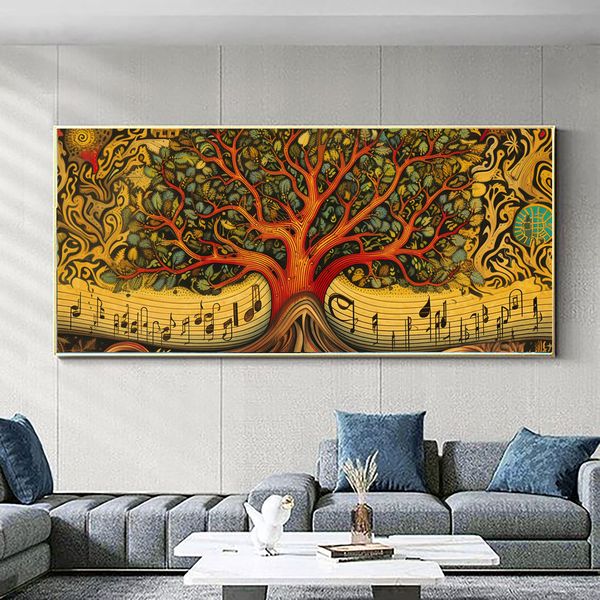 Canvas Wall Decor -Roots and Dub Rhythms Abstract - 0749