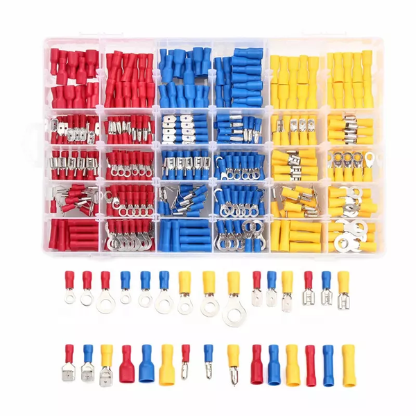 480 Pieces Electrical Crimp Connectors and Terminals Set