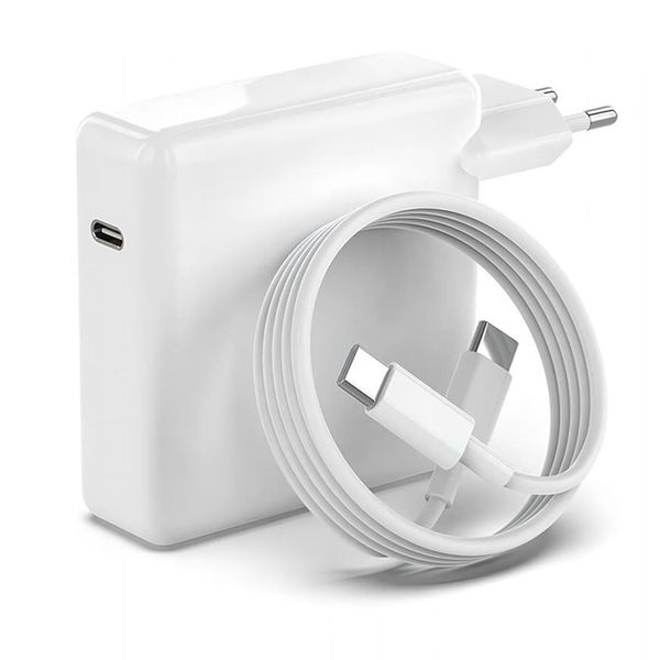 87W MacBook USB-C Charger with USB-C to USB-C Fast Charging Cable