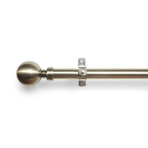 Vizio-25mm-Ball Finial-Eyelet Curtain Pole Set