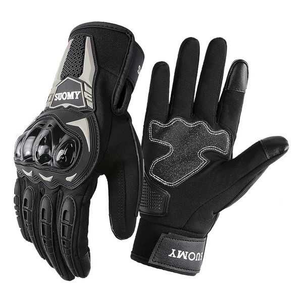 Men Winter Motorcycle Gloves Women Touchscreen Warm Riding Gear