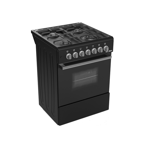 Totai 03/T700EB Style 4 Burner Gas Stove With Electric Oven-60cm Black