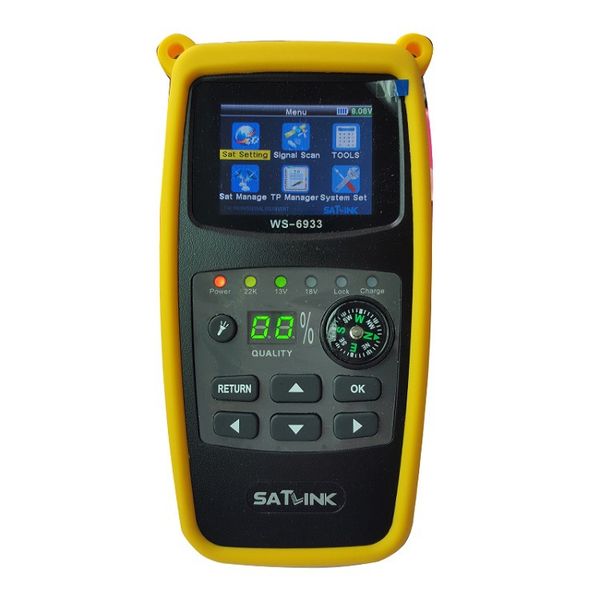 Satlink WS-6933 DVB-S2 FTA C&amp;KU Band Digital Satellite Meter Finder