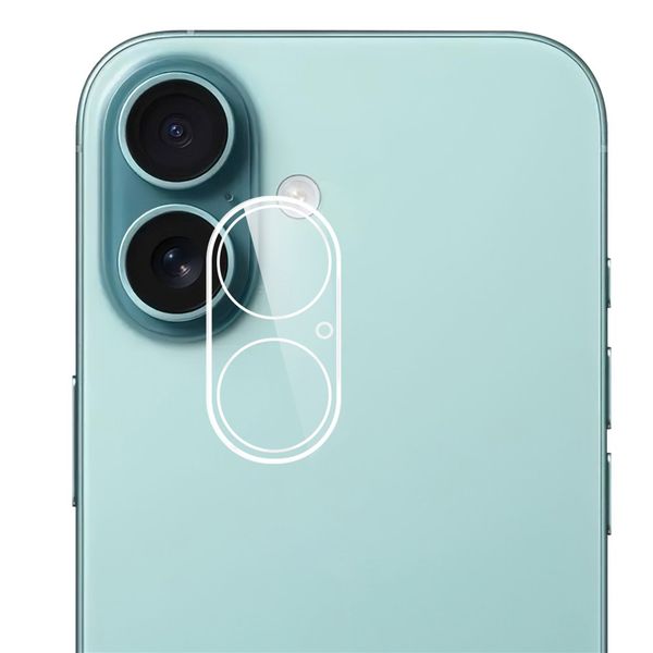 Clear Tempered Glass Camera Lens Protector Film Compatible with iPhone 17