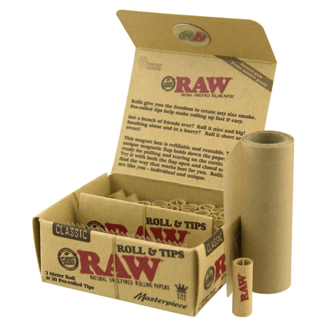 RAW Roll – 3m + Prerolled Tips | Shop Today. Get it Tomorrow ...