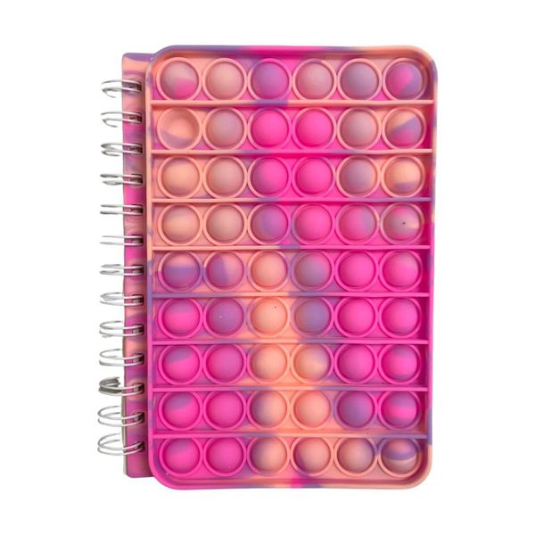 A5 Popit Bubble Notebook Fidget Toy, Fidget Notebook College Ruled