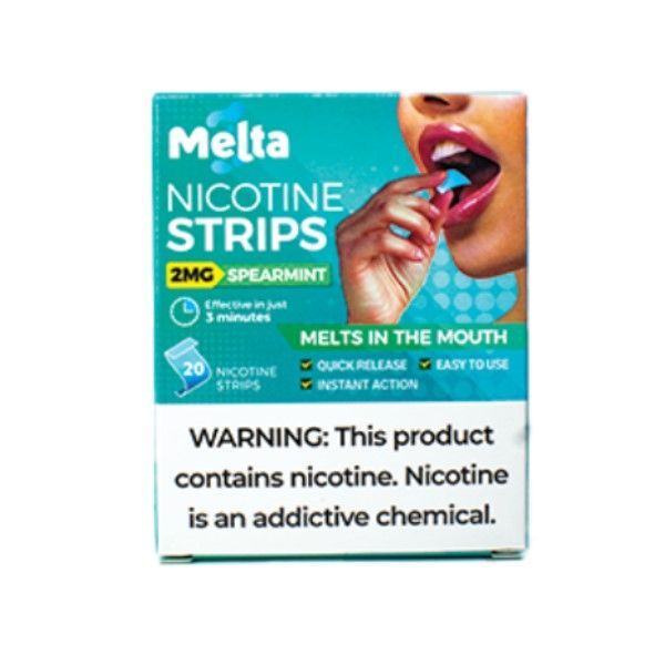 Melta Nicotine Strips - Spearmint - 5 x 20 Pieces