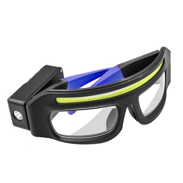 LED Glasses Rechargeable Headlight Glasses for Running Camping Cycling