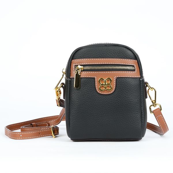 SACLASSY Genuine Leather Women Shoulder Sling Crossbody Bag 6008