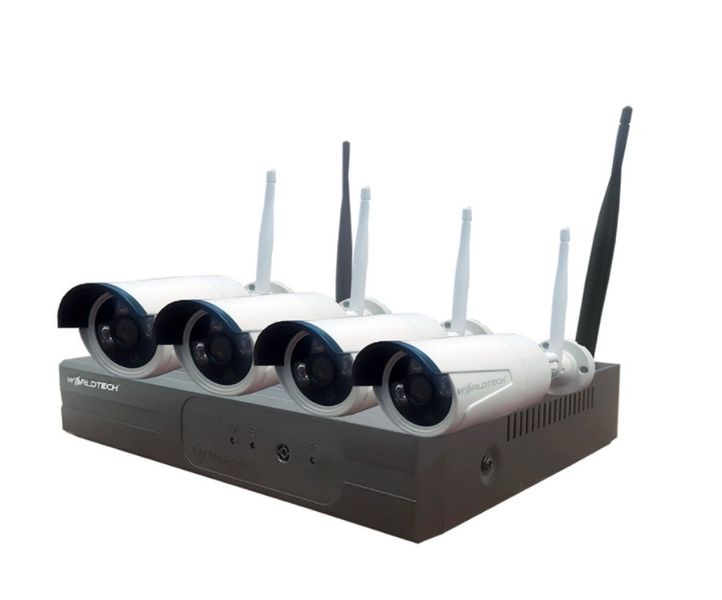 CCTV Camera WiFi Kit includes 4 x 1080P Cameras and NVR (no HDD)