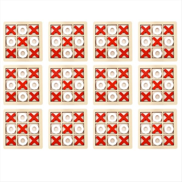Tac-Toe Red And White image