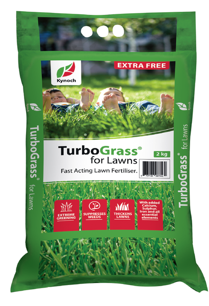Kynoch Lawn Fertilizer - TurboGrass 2kg - NPK 10:1:5 (25)