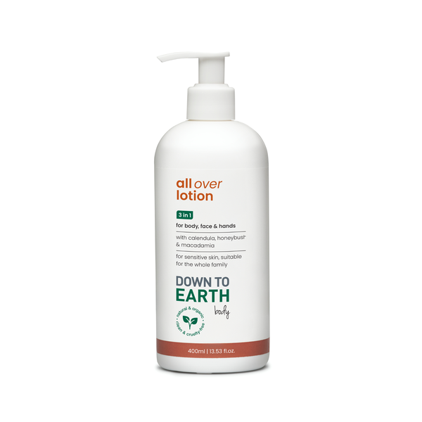 Down to Earth All Over Lotion for Body, Face &amp; Hands | Sensitive skin