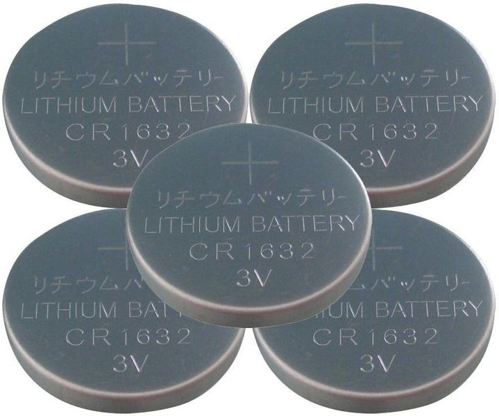 CR 1632 Lithium Battery 3V CR1632 Battery (5-Count (Pack of 1))