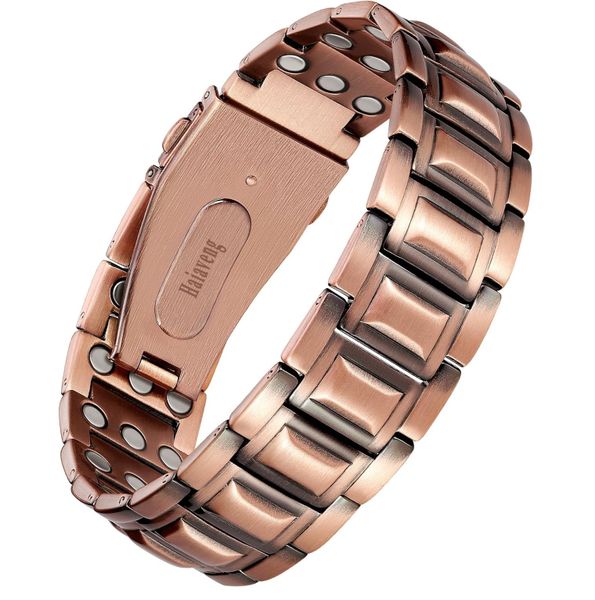 3X Strength Copper Bracelets,Magnetic Bracelets for Men with 3800 Gauss
