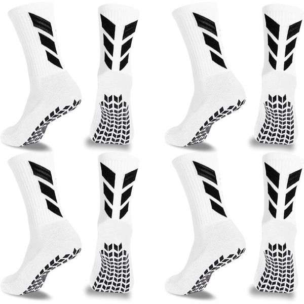 4-Pack Men's Cotton Athletic Socks,Basketball, Volleyball, Training-Sports