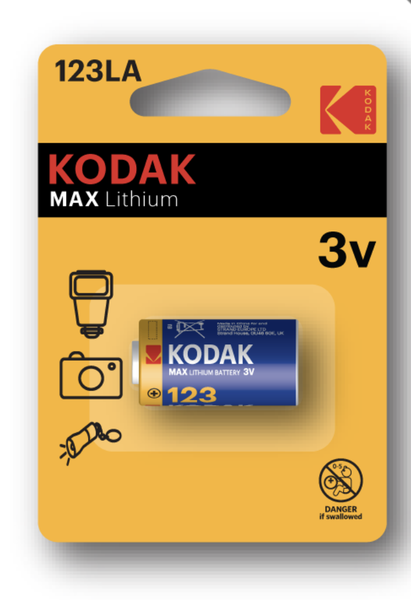 Kodak Max Lithium 123la 3v