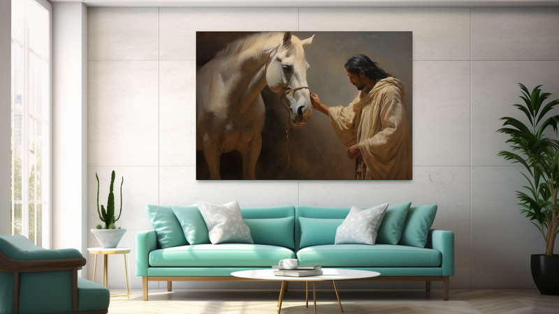 Canvas Wall Art - Horse Whisperer Abstract - JT0066