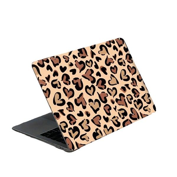 Heart Aesthetic Design Hard Shell Case for Air 13.3 Inch - M1 - Brown