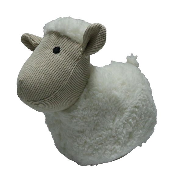 Lamb-Themed Plush Doorstop with Stone Filling for Home Décor