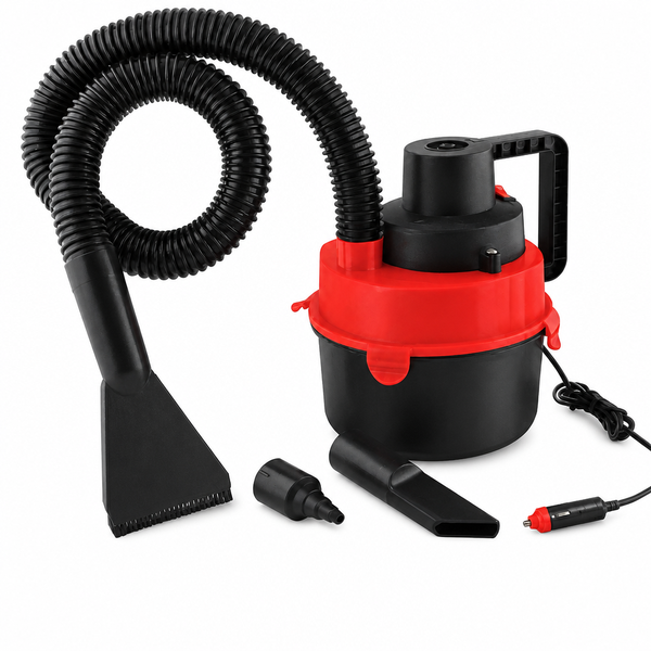 120W Canister Vacuum 12V With Flexible Hose Blower And Inflating Adapter