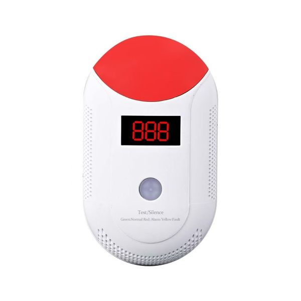 Combination Gas &amp; Carbon Monoxide Detectors Plug-In,Digital Display Natural