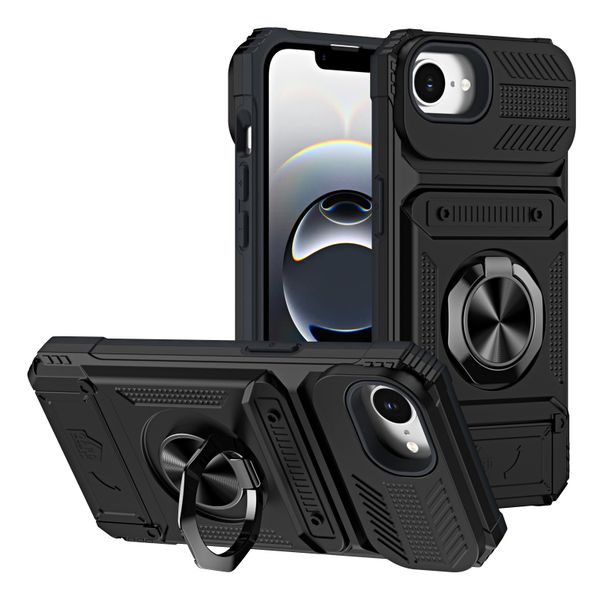 Hidden Card Magnetic Holder Phone Case Compatible With iPhone 13 Pro Max