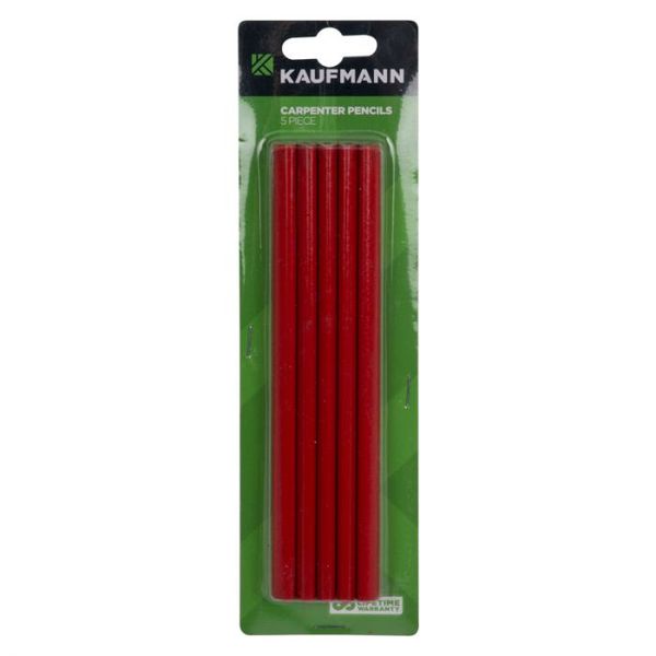 Kaufmann - Carpenter Pencil 5 Piece Set - 5 Pack