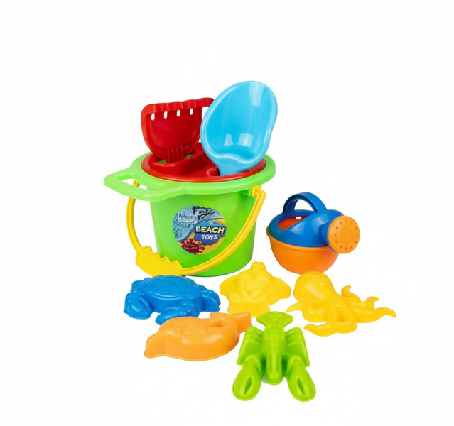 Beach Buddy 10 Piece Set in Durable Backpack for Outdoor Fun