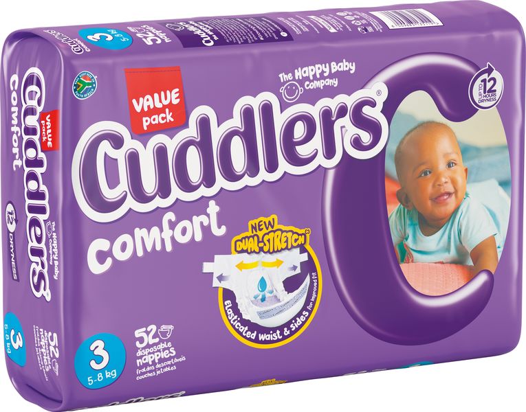 Cuddlers - Comfort - Size 3 - 52s Value Pack