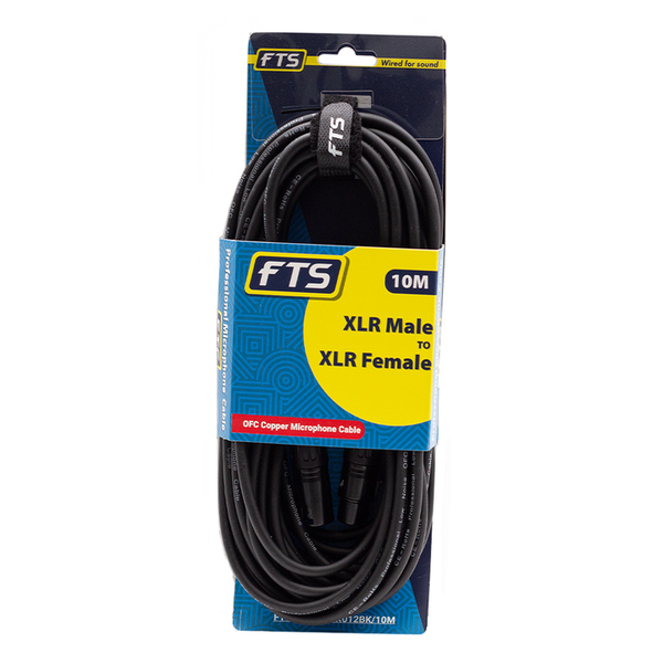FTS 10M XLR Male -XLR Female Mic Cable [TX009+TX012]