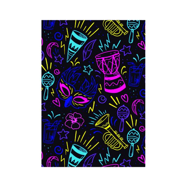 Living the Music Life Neon - A1 poster