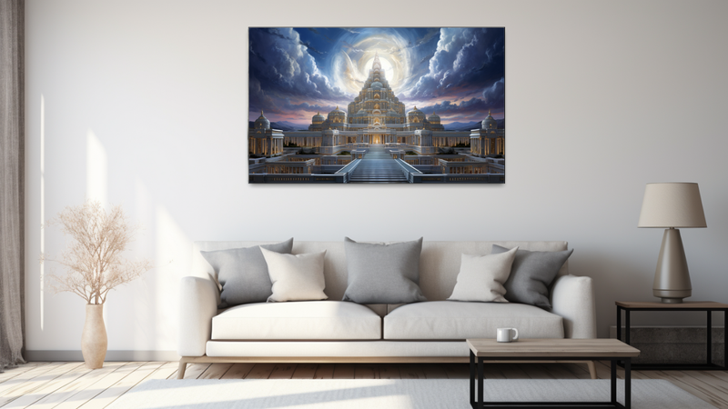 Canvas Wall Art - Solomon's Temple Illustration - MT0255