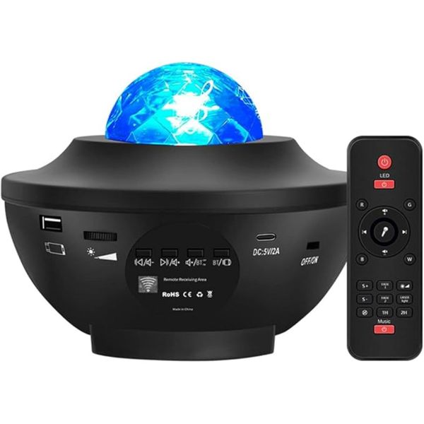 LED Starry Projector Light with Bluetooth