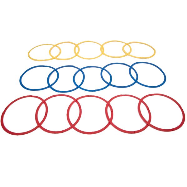 EDX Education Multi-Coloured Sorting Rings: 15 Rings