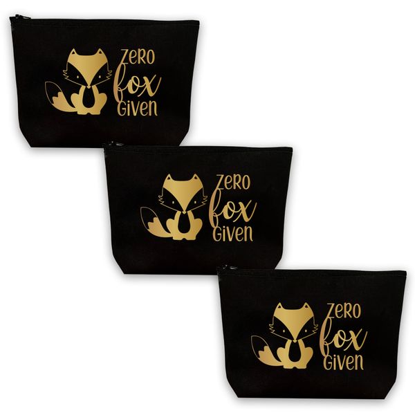 Zero Fox Given Make Up Bags - Set of 3