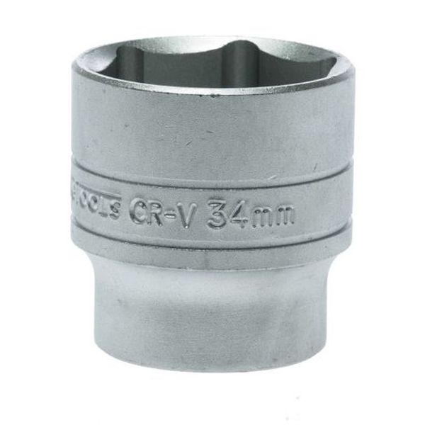 TengTools - 1/2inch Socket 6 pt Metric 34mm - M1205346-C