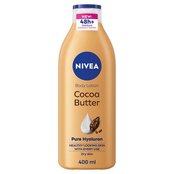 NIVEA Cocoa Butter Body Lotion with Deep Moisture Serum &amp; Vitamin E, 400ml