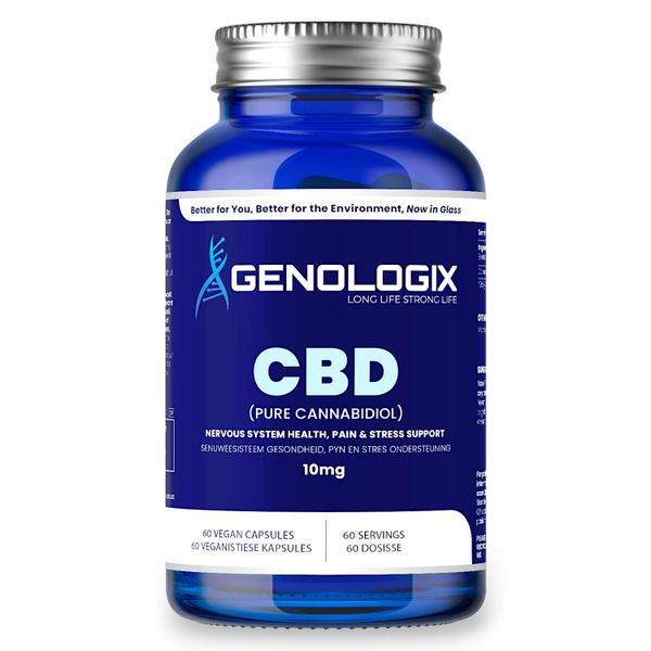 Genologix - CBD (Pure Cannabidiol) 10mg (60 Days Supply)