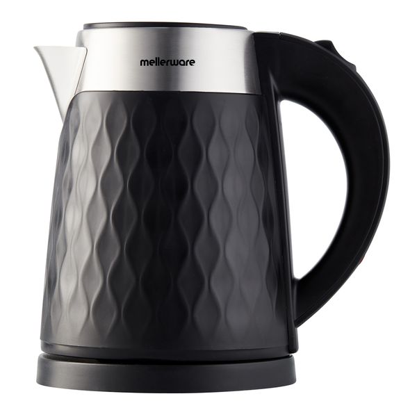 Mellerware Kettle 360 Degree Cordless Plastic Black 1.8L 1500W "Mirage