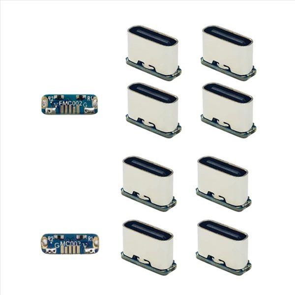 10Pcs USB Connector for PCB Soldering DIY Repair Adapte